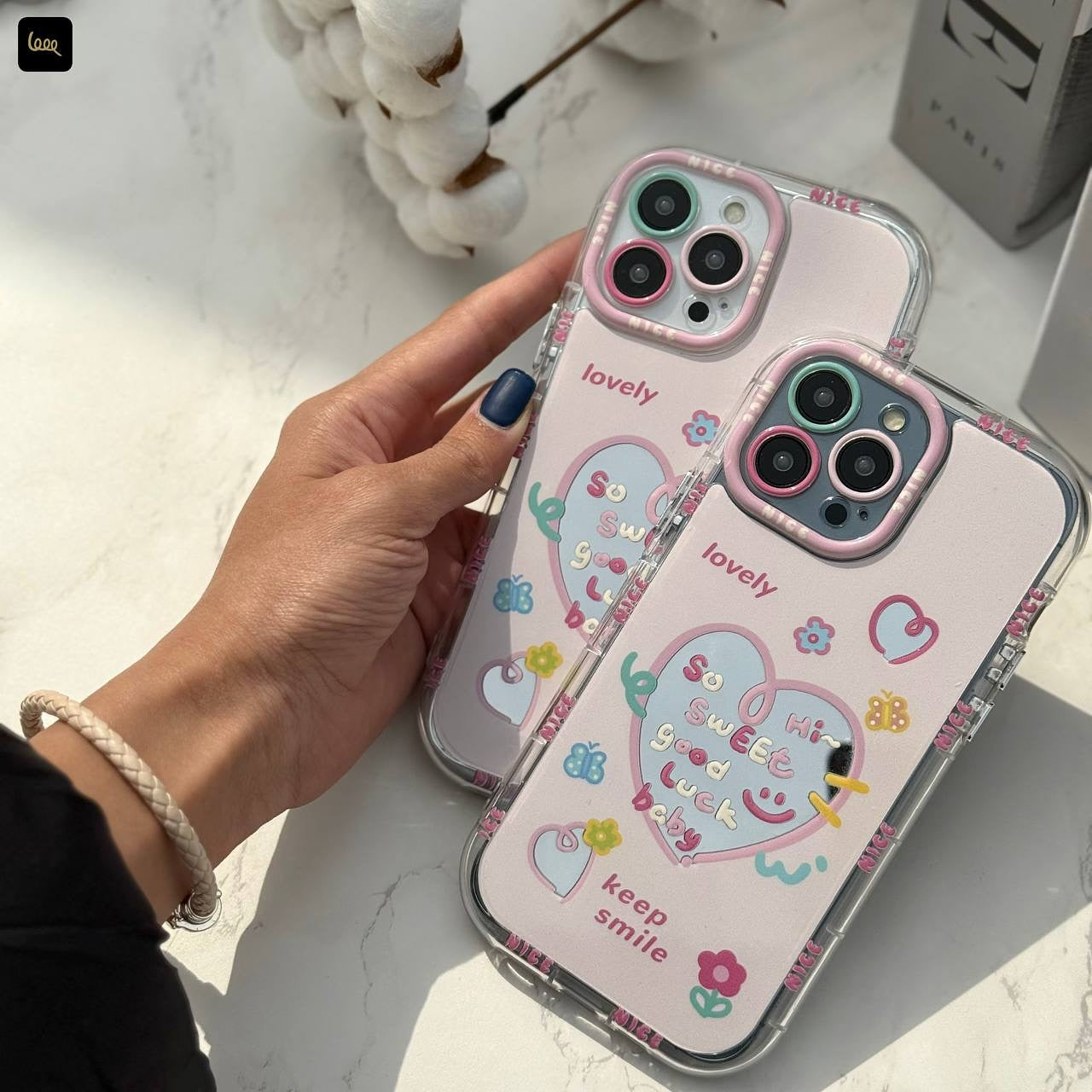 Sweet Luck Mirror Heart Case - iPhone