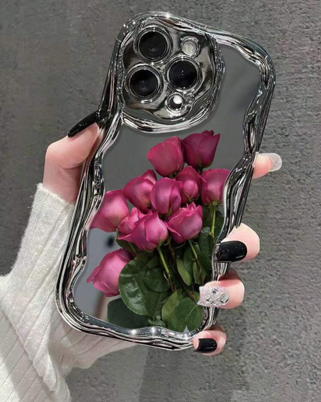 Crystal Bloom Mirror Finish Case - iPhone