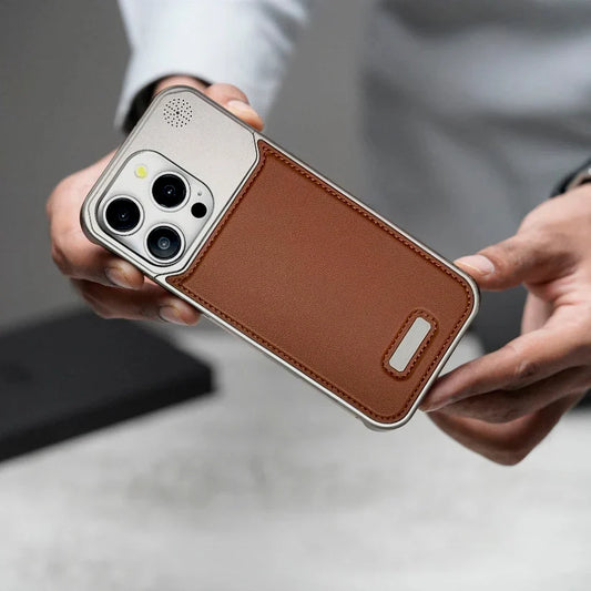 Ultra-Slim AeroFlex Leather Case with MagSafe - iPhone