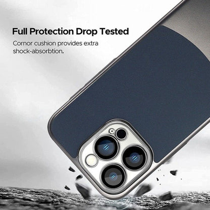Premium Titanium Matel Dual Tone Case - iPhone