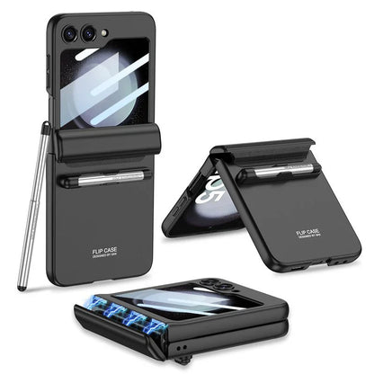 Galaxy Z Flip Series Flip Flex Case with Magnetic Hinge & Pen Storage