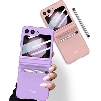 Galaxy Z Flip Series Flip Flex Case with Magnetic Hinge & Pen Storage
