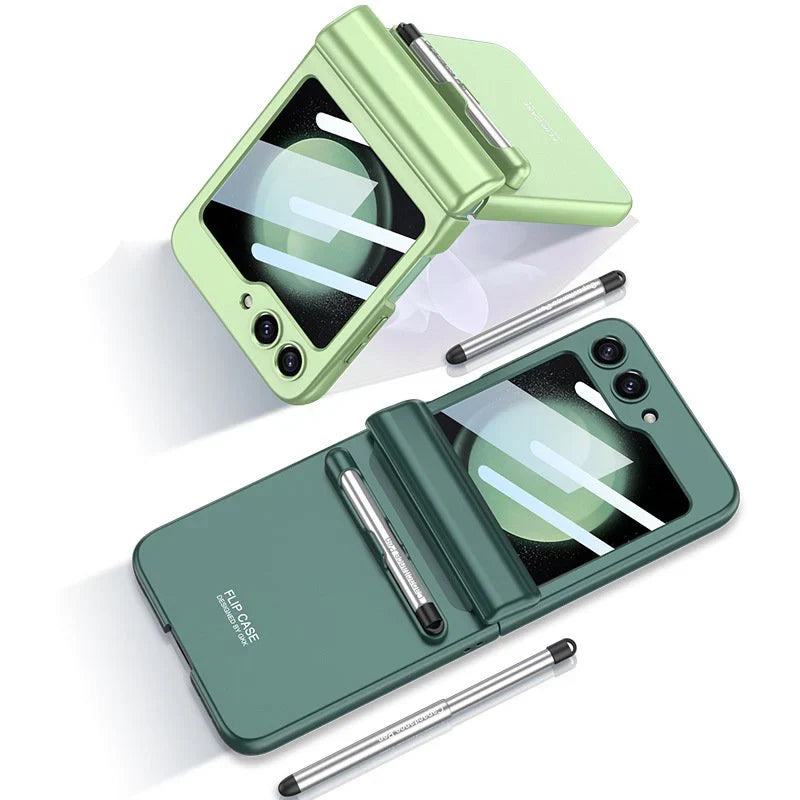 Galaxy Z Flip Series Flip Flex Case with Magnetic Hinge & Pen Storage