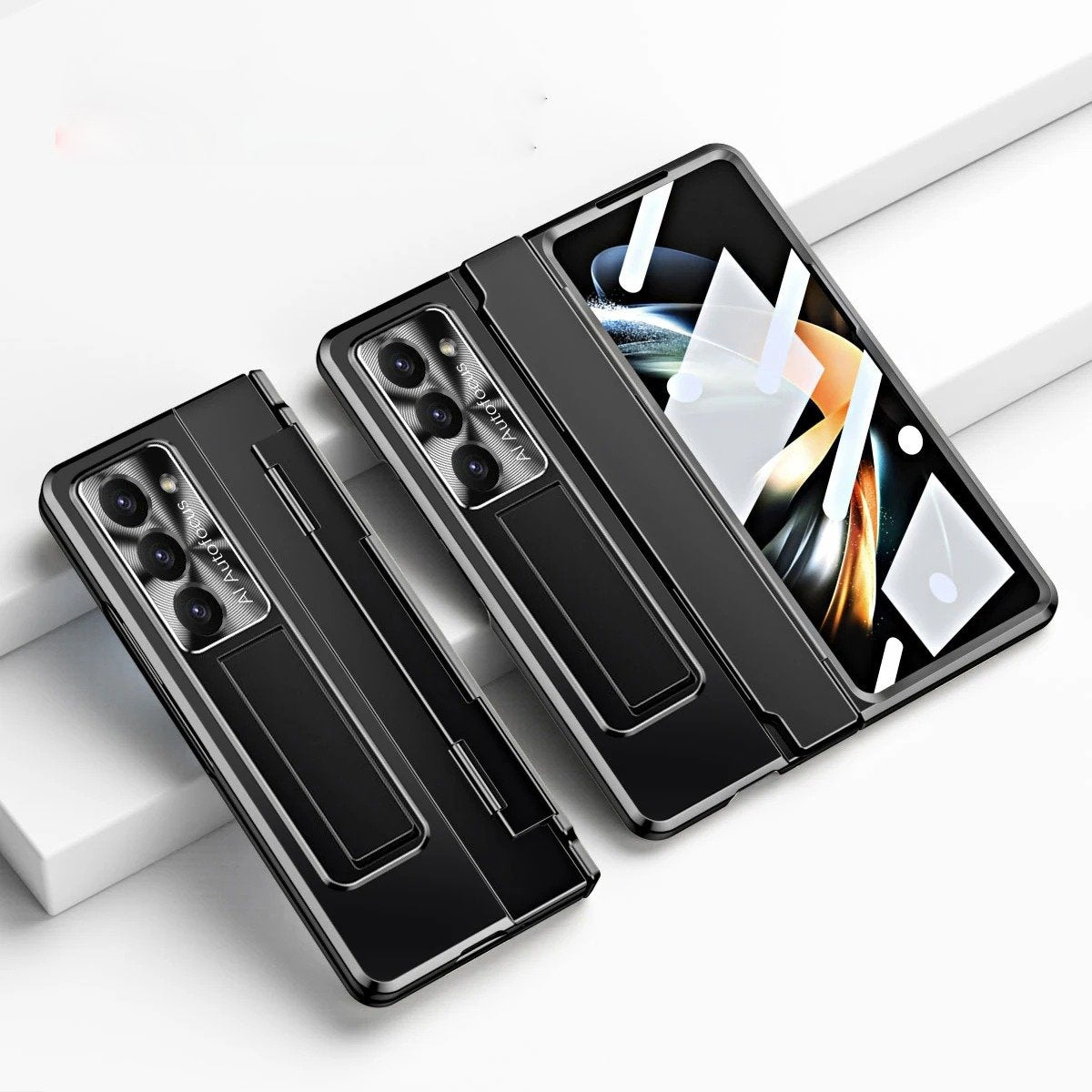 Galaxy Z Fold Series Smudge Hinge Protected Kickstand Fold Case