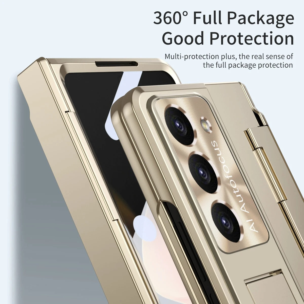 Galaxy Z Fold Series Smudge Hinge Protected Kickstand Fold Case