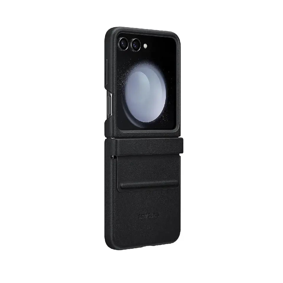 Galaxy Z Flip Series Premium Faux Leather Folding Case
