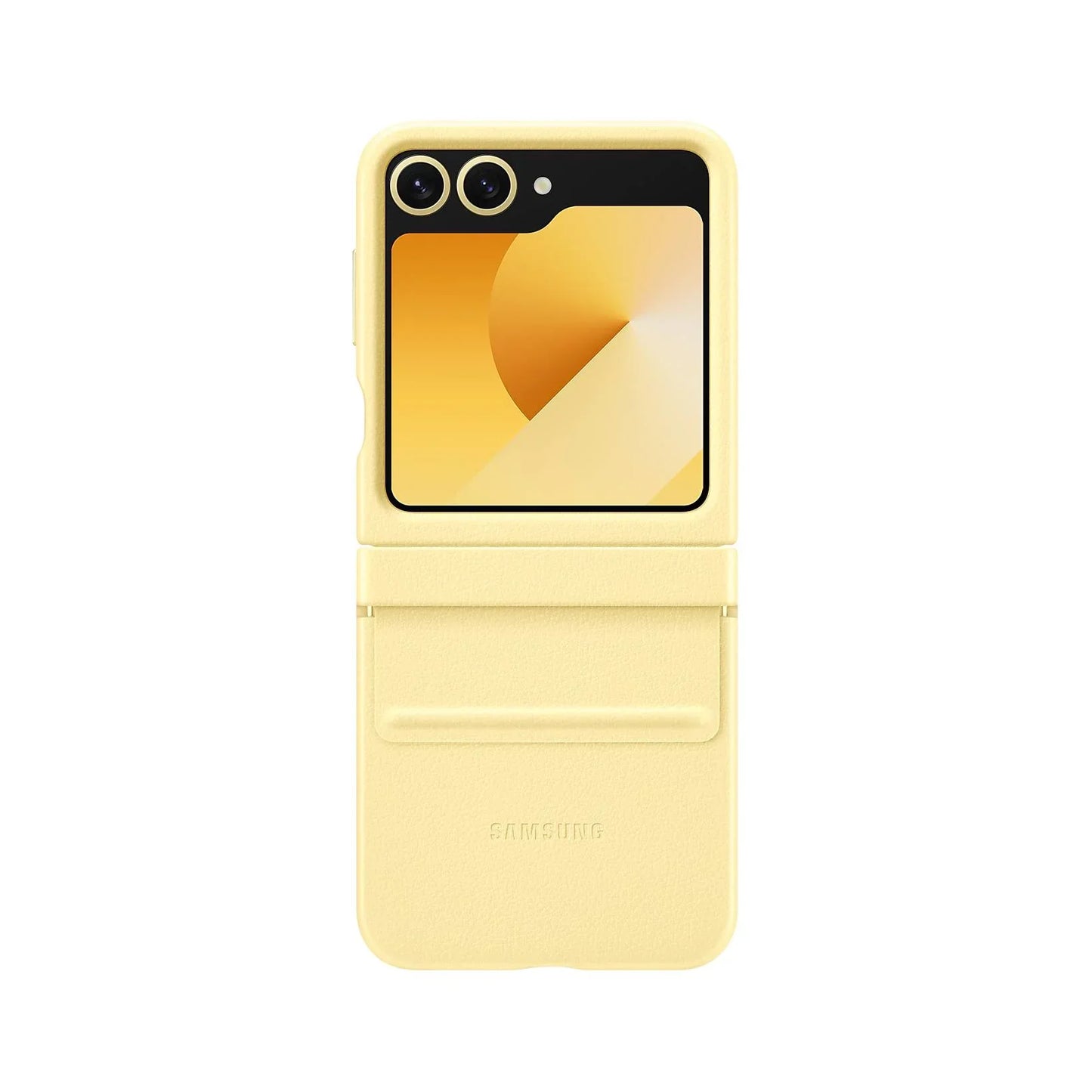Galaxy Z Flip Series Premium Faux Leather Folding Case