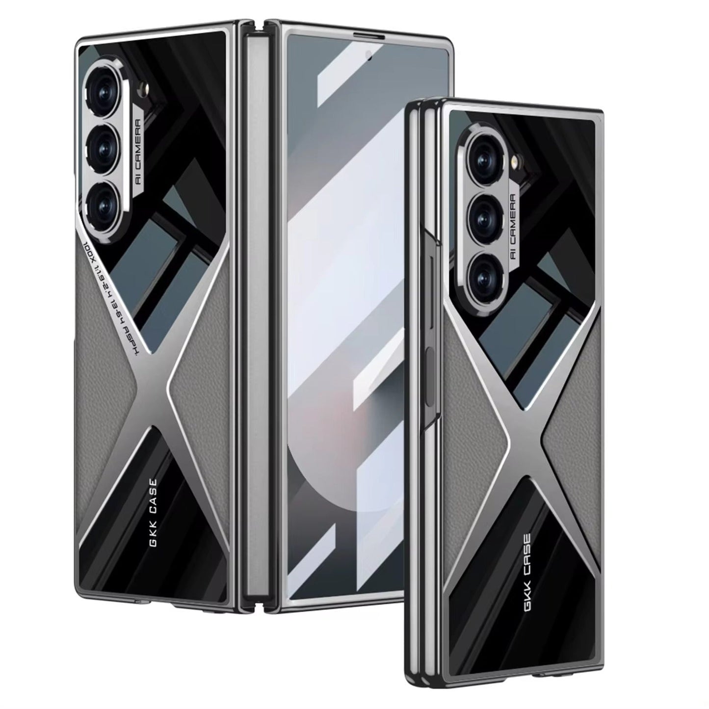 Galaxy Z Fold Series Polished Guard Business Leather Case