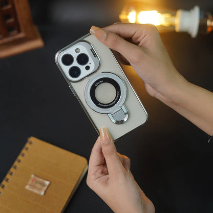 Crystal Ring Case Lens Bracket and Secure Grip - iPhone