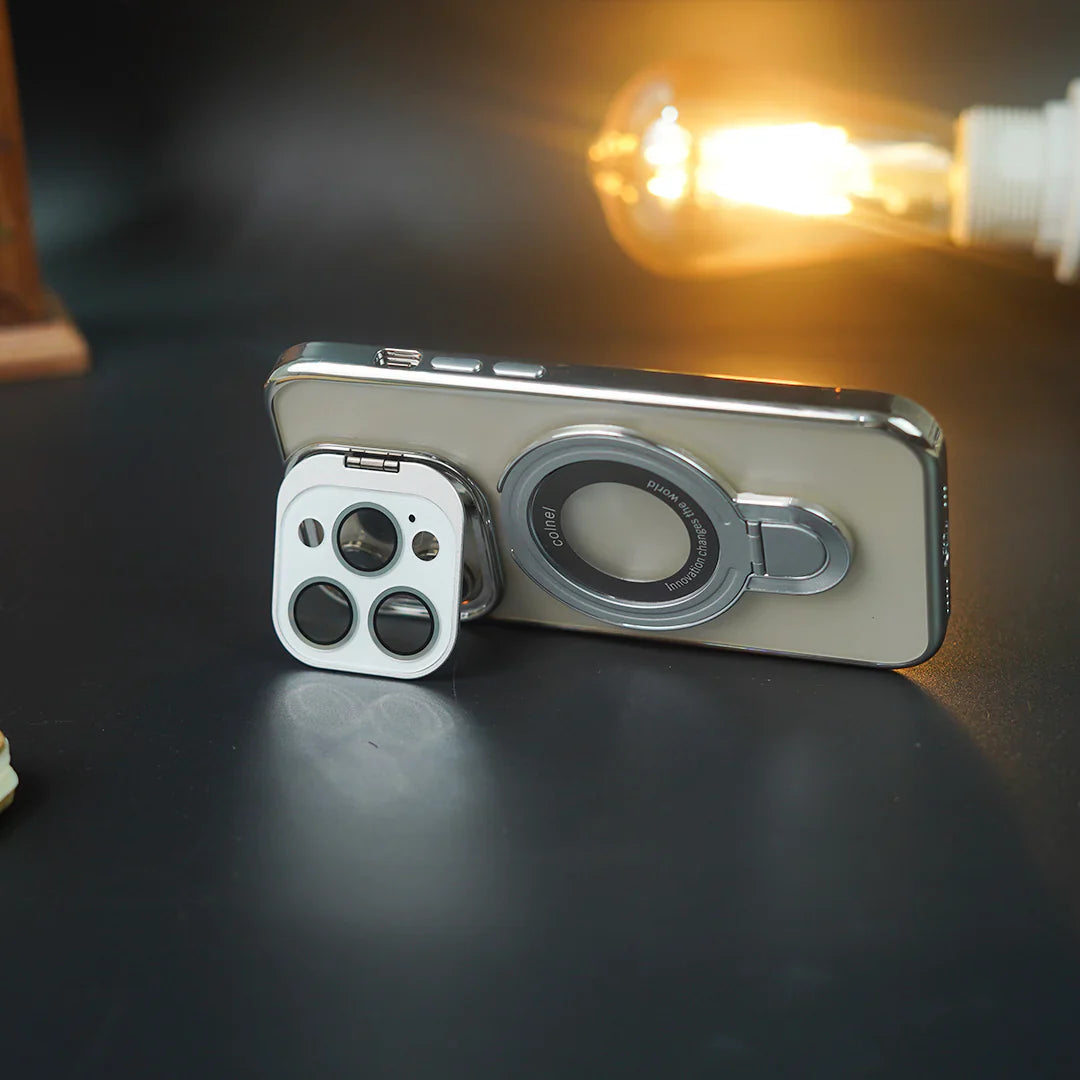 Crystal Ring Case Lens Bracket and Secure Grip - iPhone