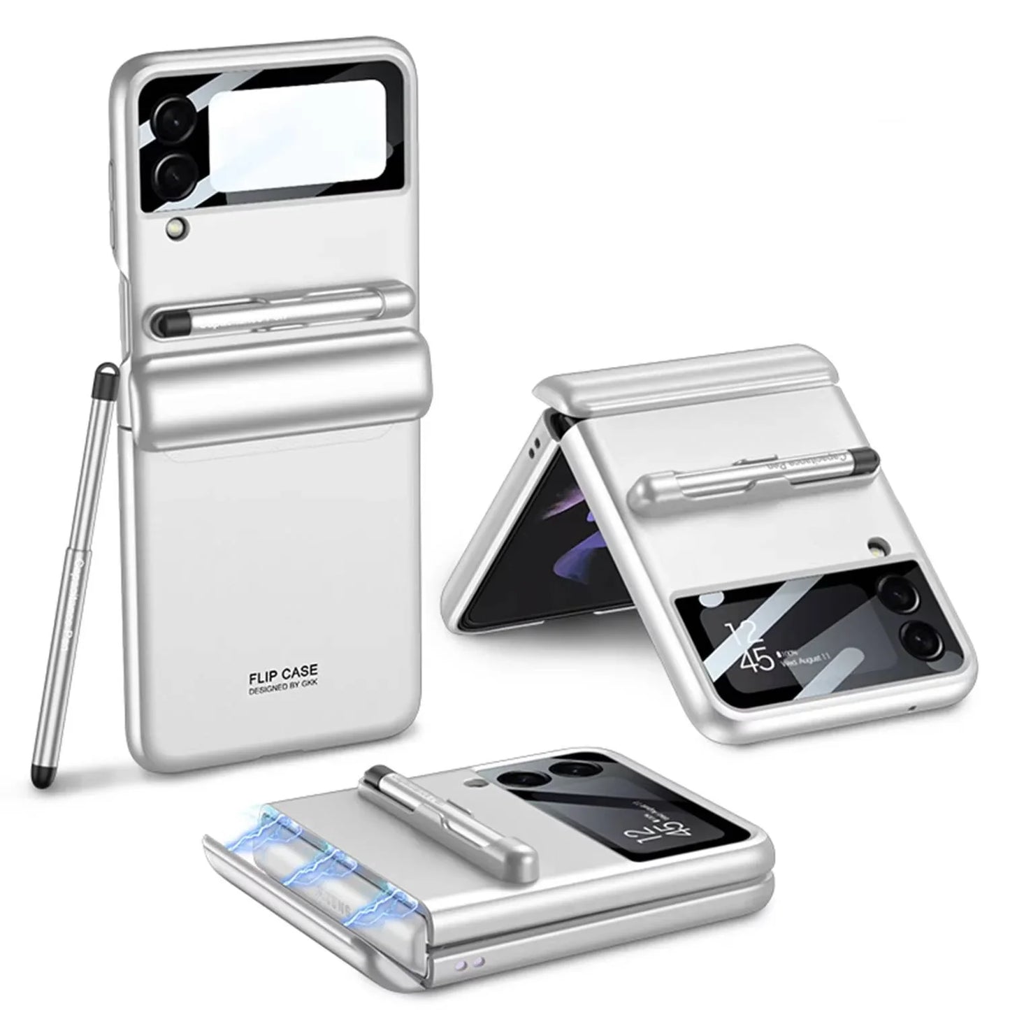 Galaxy Z Flip Series Flip Flex Case with Magnetic Hinge & Pen Storage