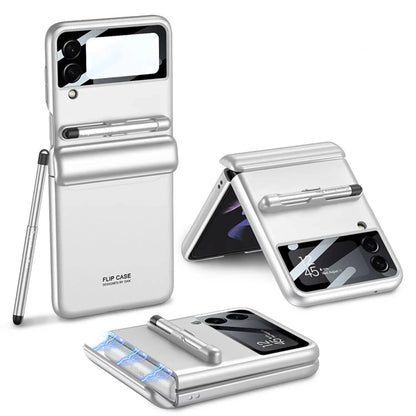 Galaxy Z Flip Series Flip Flex Case with Magnetic Hinge & Pen Storage