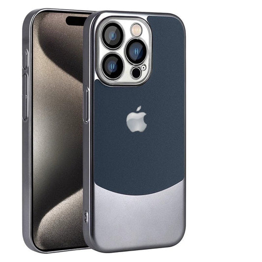 Premium Titanium Matel Dual Tone Case - iPhone