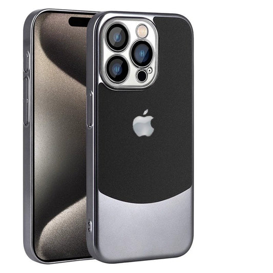Premium Titanium Matel Dual Tone Case - iPhone