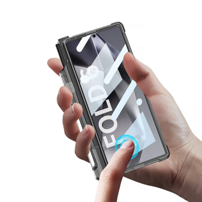 Galaxy Z Fold Series Magnetic Bracket Case with Airbag Shaft Design