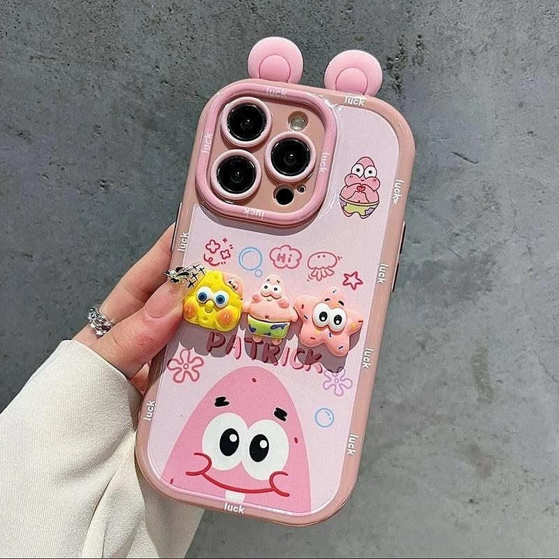 Patrick PopStar 3D Charm Case 💖📱