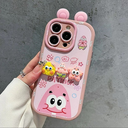 Patrick PopStar 3D Charm Case 💖📱
