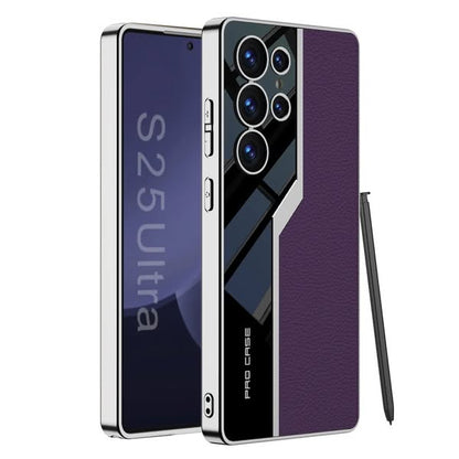 Galaxy S Series Premium Classic Quilted Leather Craft Case