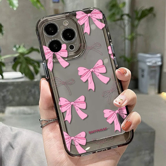 Twinkle Ribbon Charm Case - iPhone