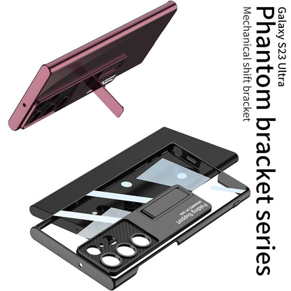 Galaxy S Series GKK Luxury Clear Kickstand Case