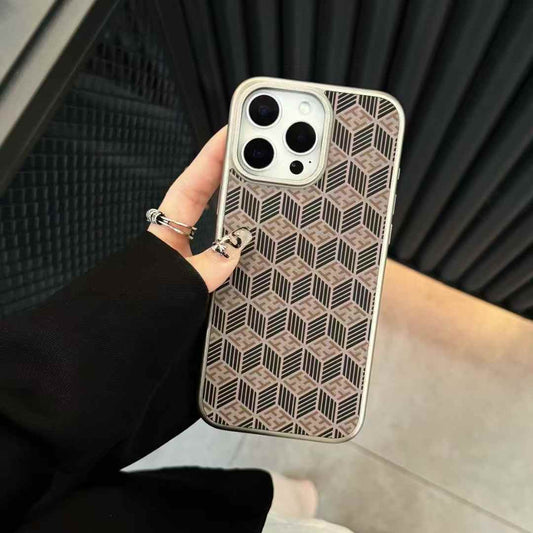 Gridstone Pattern Armour Case - iPhone