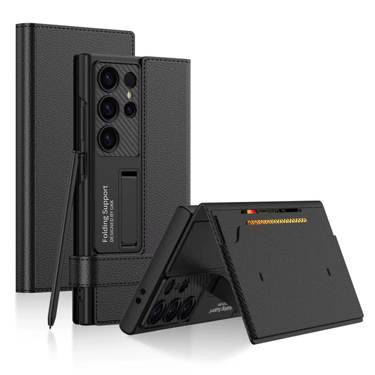Galaxy S Series Folding Bracket Card Wallet Case