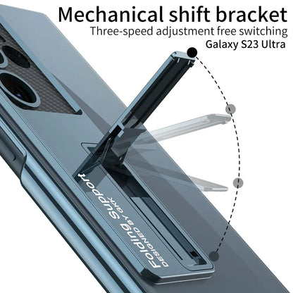 Galaxy S Series GKK Luxury Clear Kickstand Case