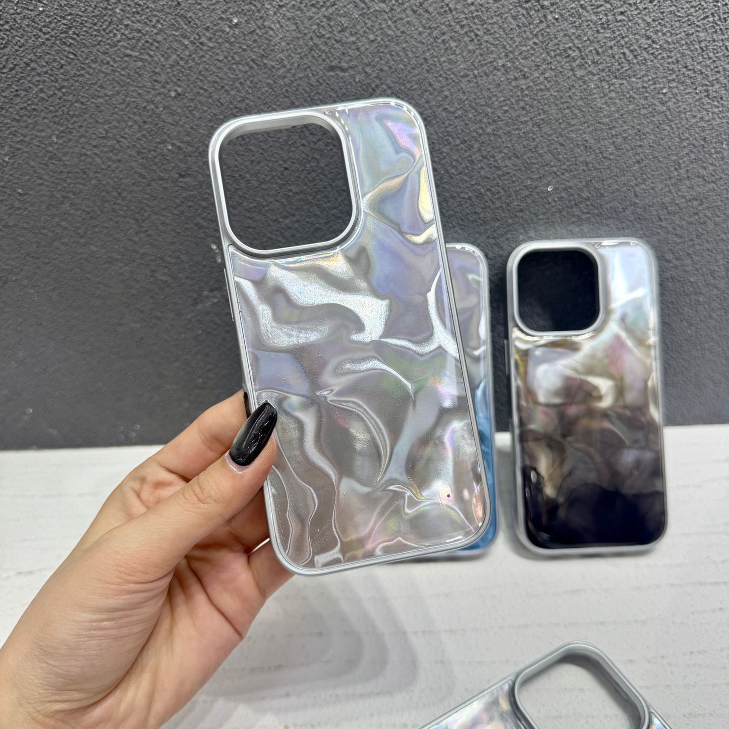 Luxe Liquid Marble Case - iPhone
