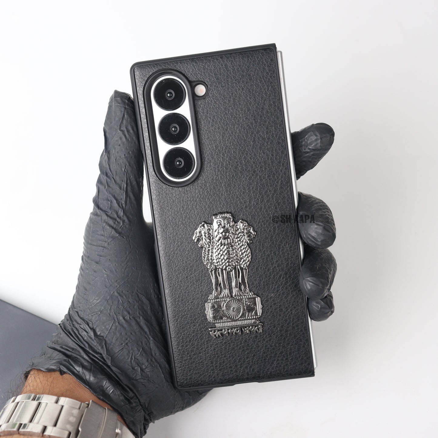 Galaxy Z Fold Series Satyamev Jayate Leather Case