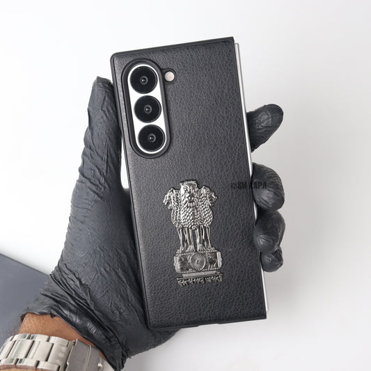 Galaxy Z Fold Series Satyamev Jayate Leather Case