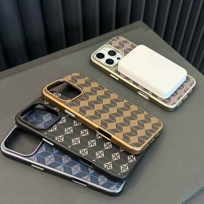Gridstone Pattern Armour Case - iPhone
