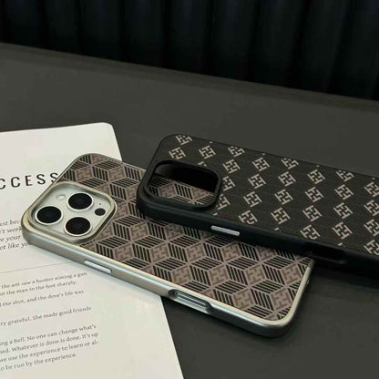 Gridstone Pattern Armour Case - iPhone