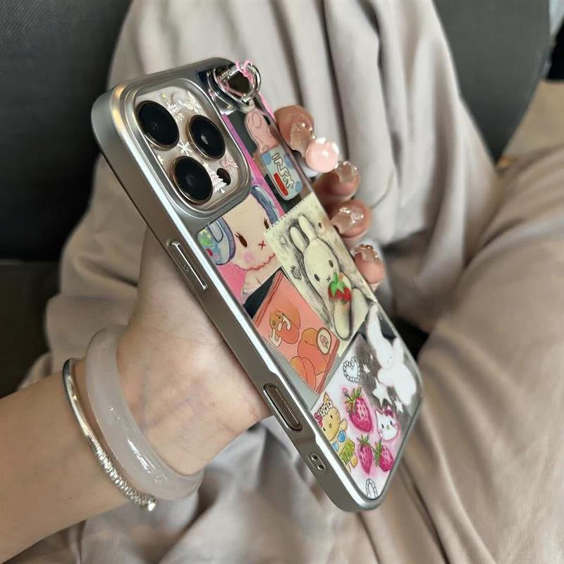 Sticker Pop Collage Case with Reflective Mirror Back – iPhone