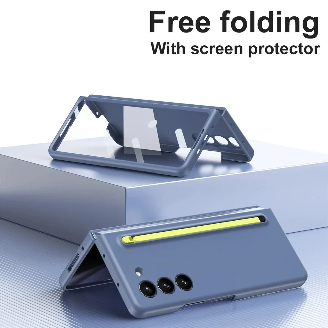 Galaxy Z Fold Series S Pen & Luxurious Glass Case