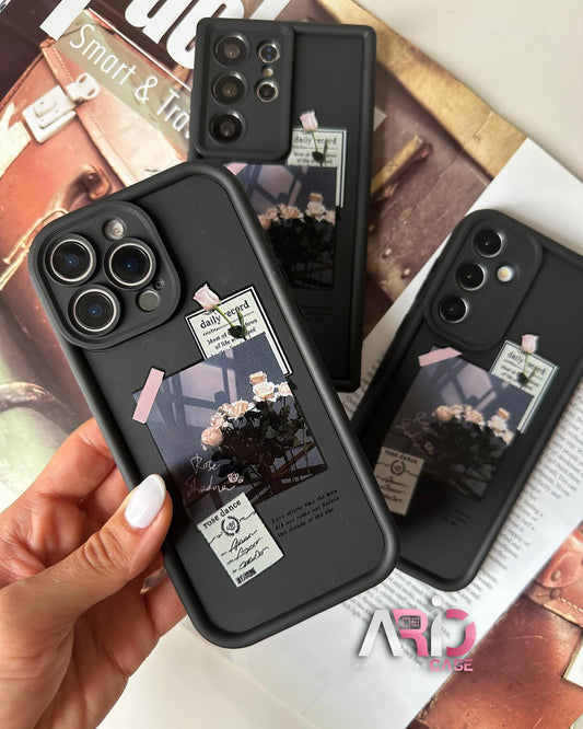 NoirBloom Aesthetic Case - iPhone