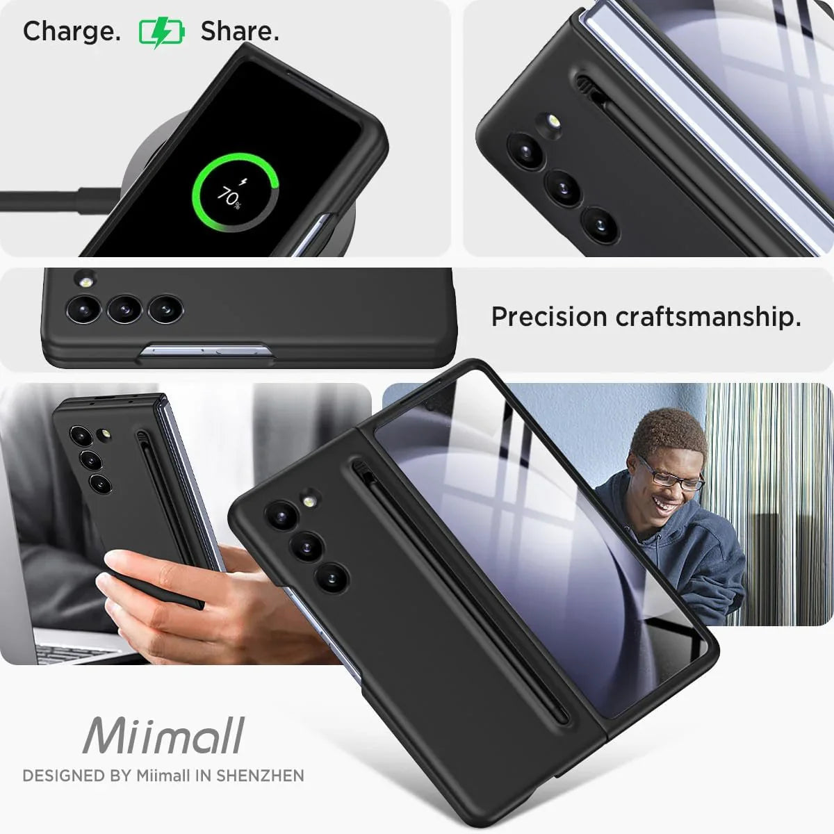 Galaxy Z Fold Series S Pen & Luxurious Glass Case