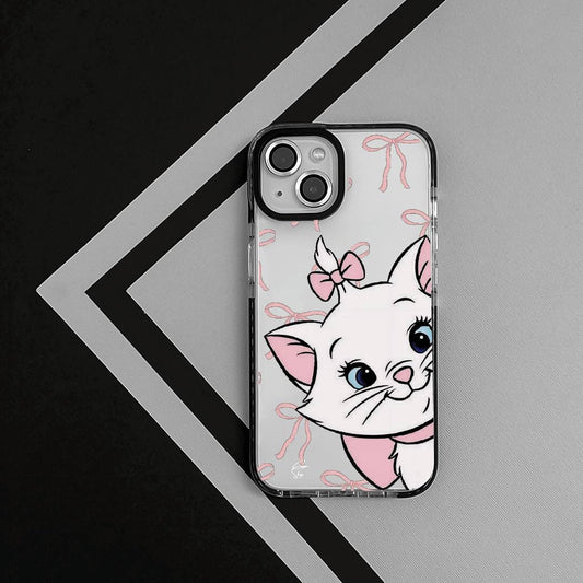 WhiskerBow Cute Cat Case - iPhone