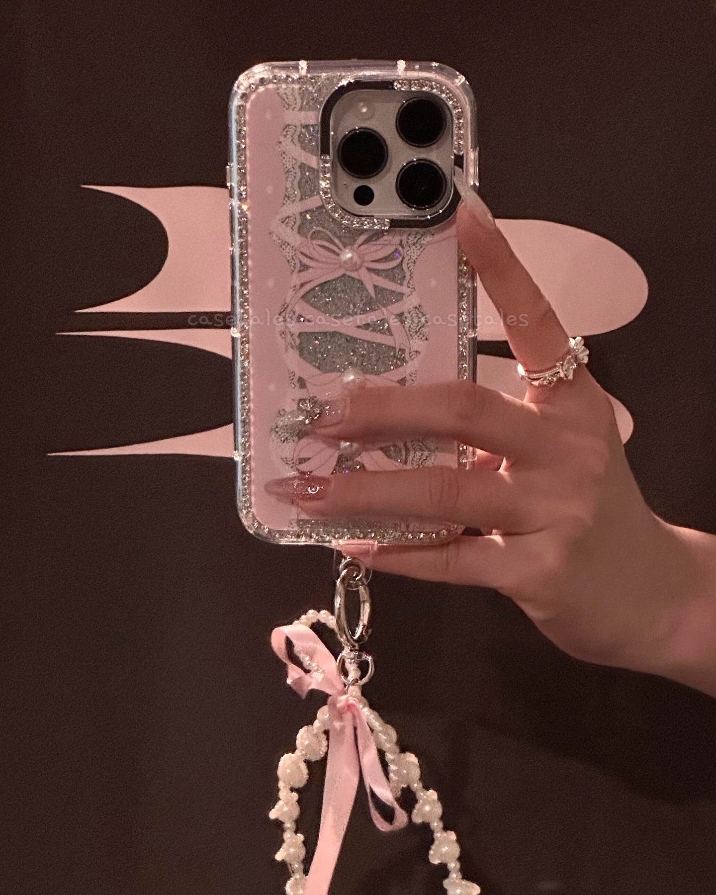 LuxeLace Sparkle Case - iPhone