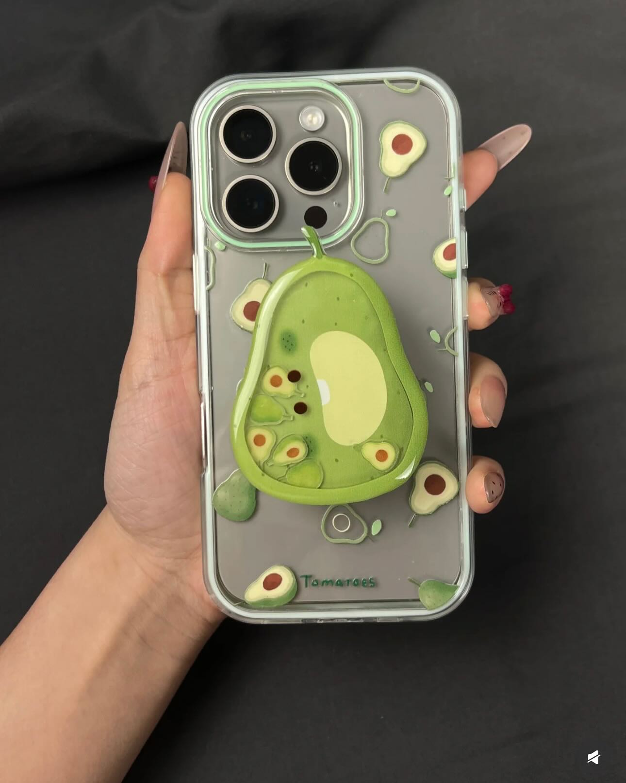 iPhone 16 Pro Max Avocado Pop 3D Case