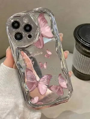 Dreamy Aura Butterfly Mirror Case -iPhone
