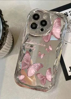 Dreamy Aura Butterfly Mirror Case -iPhone
