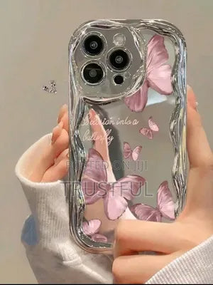Dreamy Aura Butterfly Mirror Case -iPhone