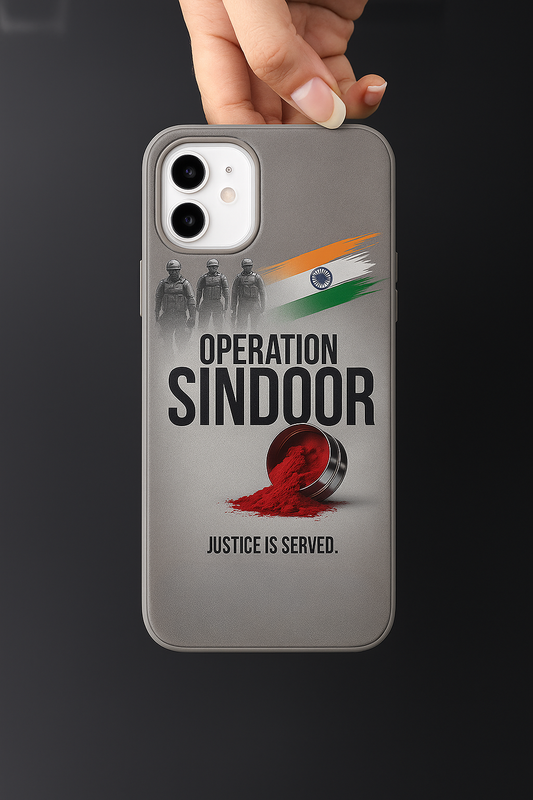 Operation Sindoor Silicone Case - iPhone