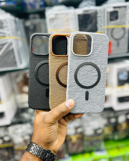 StealthShield  MagSafe Leather Case - iPhone