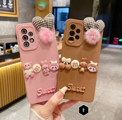 Galaxy S Series Sweet Pop Plush Charm Case