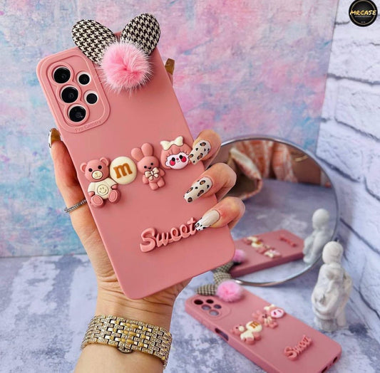 Galaxy S Series Sweet Pop Plush Charm Case