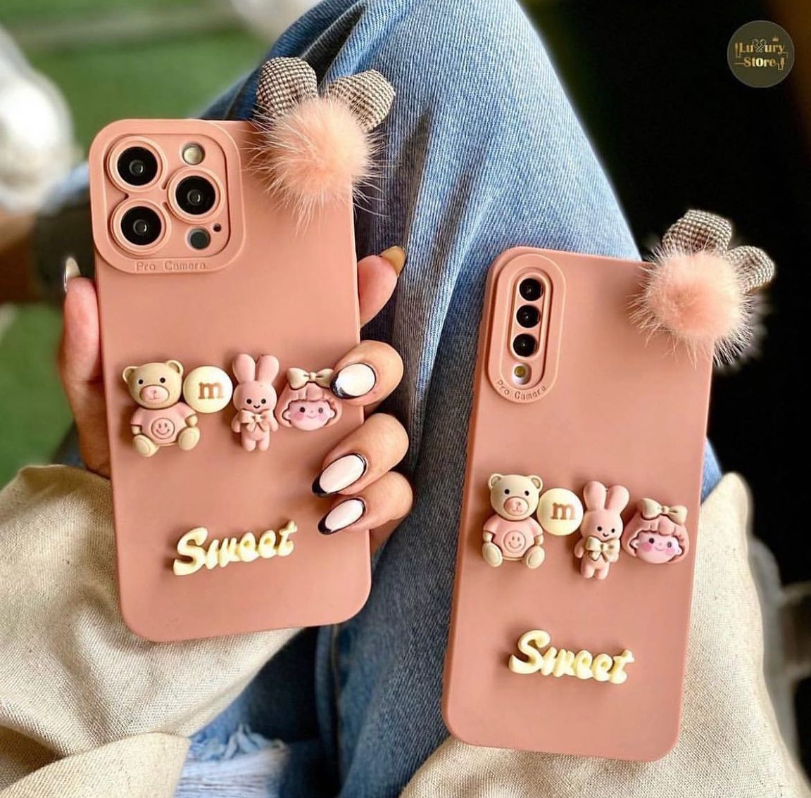 Galaxy S Series Sweet Pop Plush Charm Case