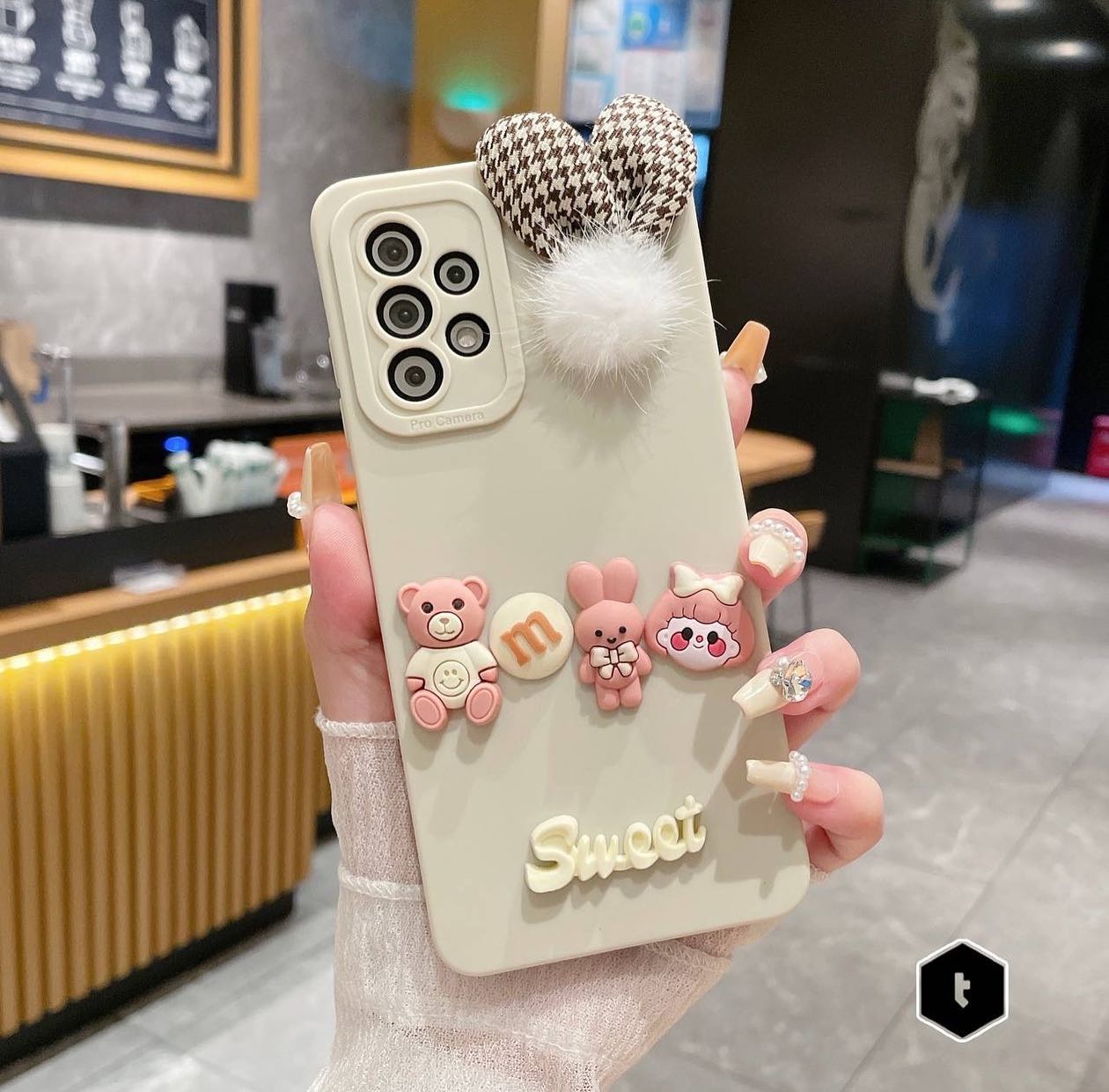 Galaxy S Series Sweet Pop Plush Charm Case