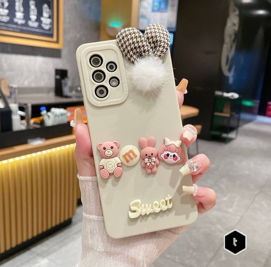 Galaxy S Series Sweet Pop Plush Charm Case