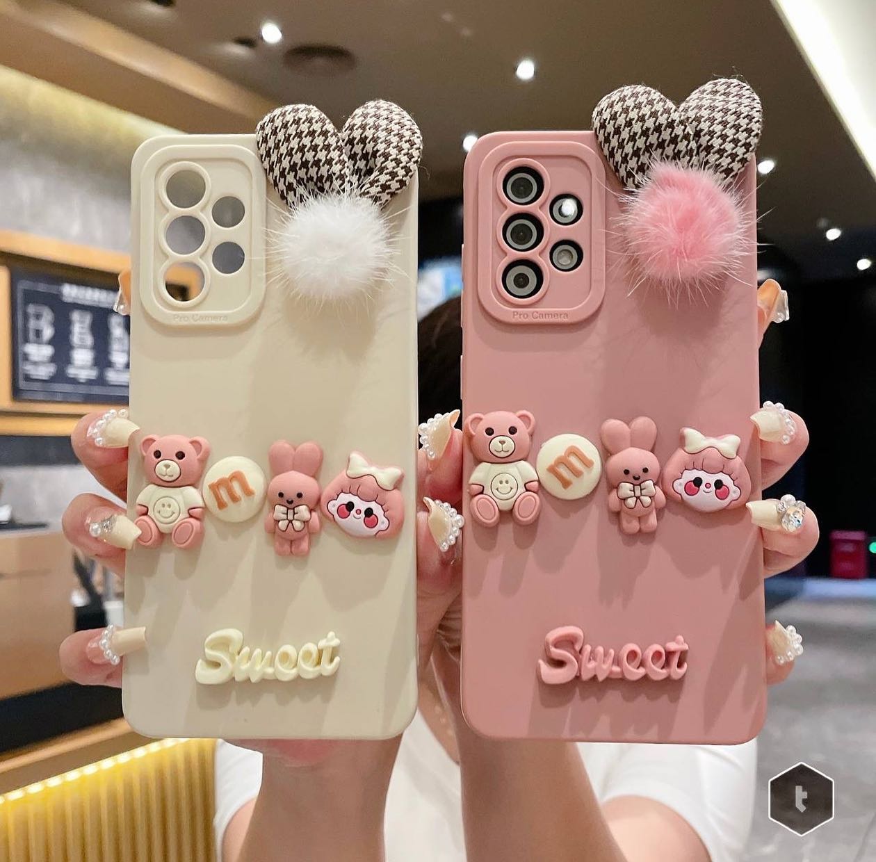 Galaxy S Series Sweet Pop Plush Charm Case